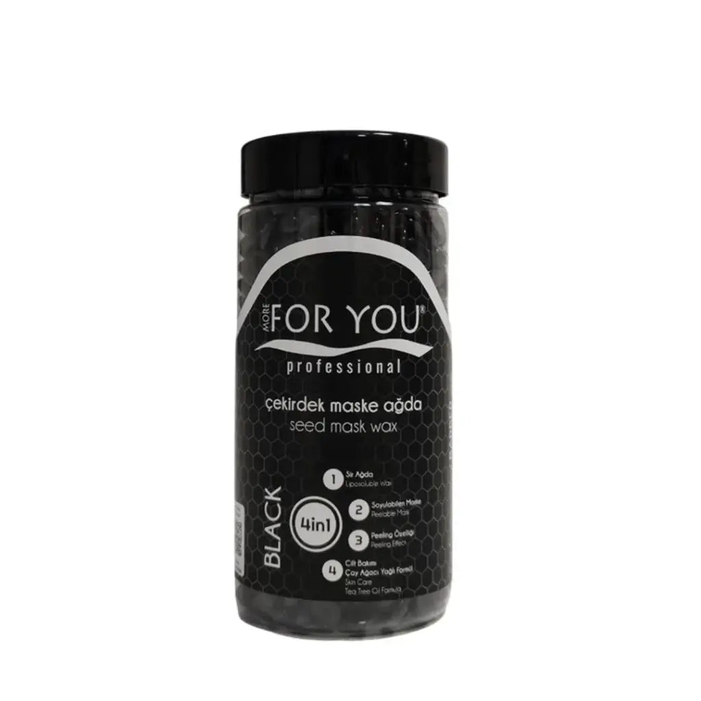 More For You Seed Mask Wax PET Schwarz 220g
