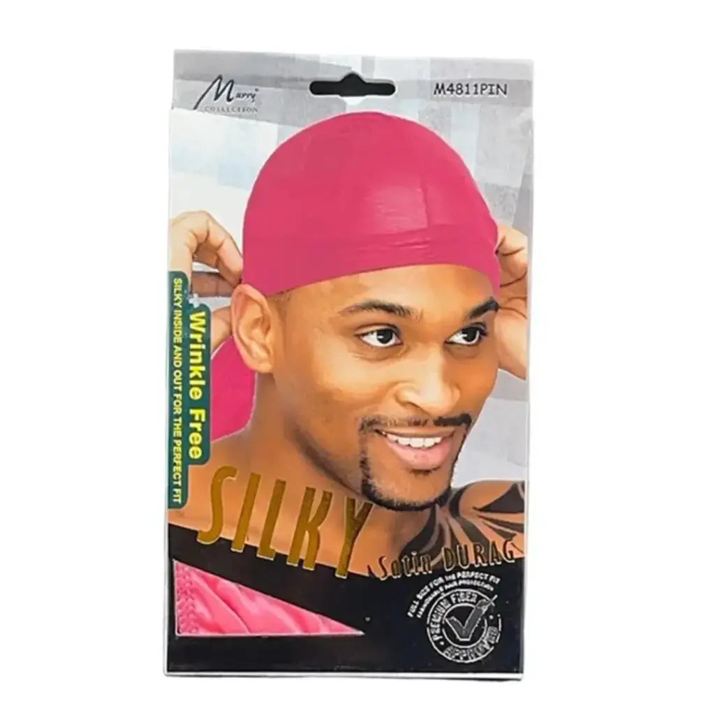 Murry Silky Satin Durag Pink