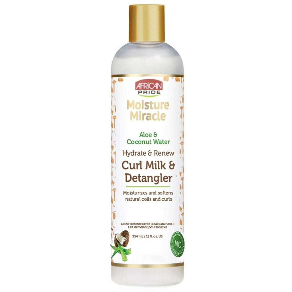 African Pride Moisture Miracle Curl Milk & Detangler 12oz