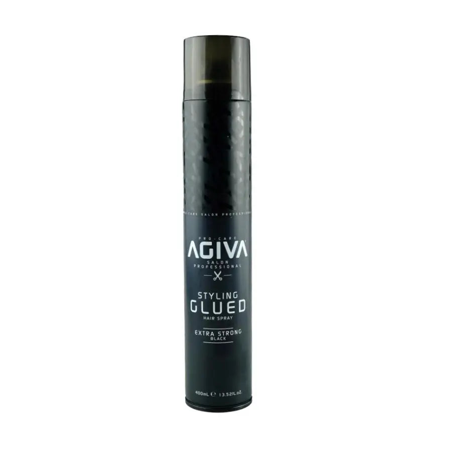 Agiva Styling GLUED Haarspray Extra Strong Schwarz  400ml