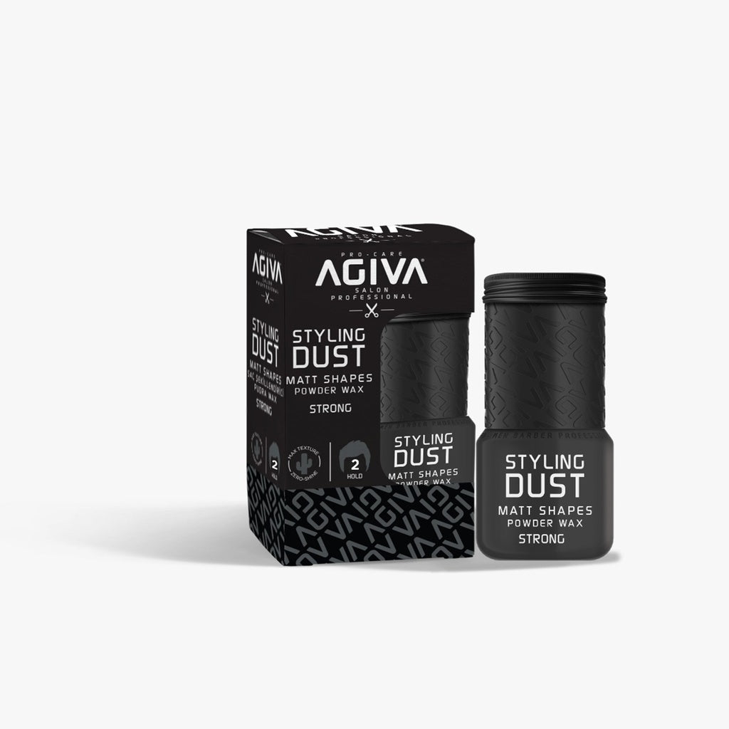 Agiva Styling Haar Puderwachs Strong - Schwarz n°02 20gr