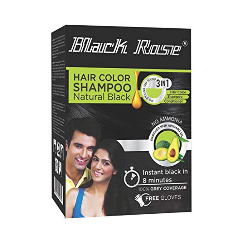 Black Rose Henna Color Shampoo Ammonia Free 12x15gr