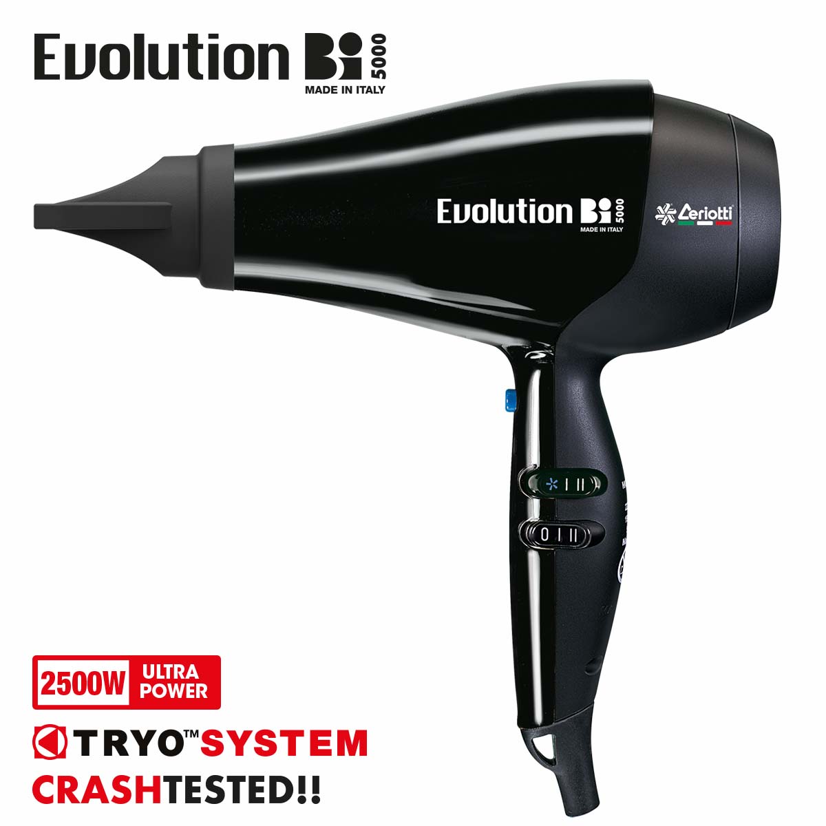 Ceriotti Haartrockner Evolution BI 5000 Schwarz