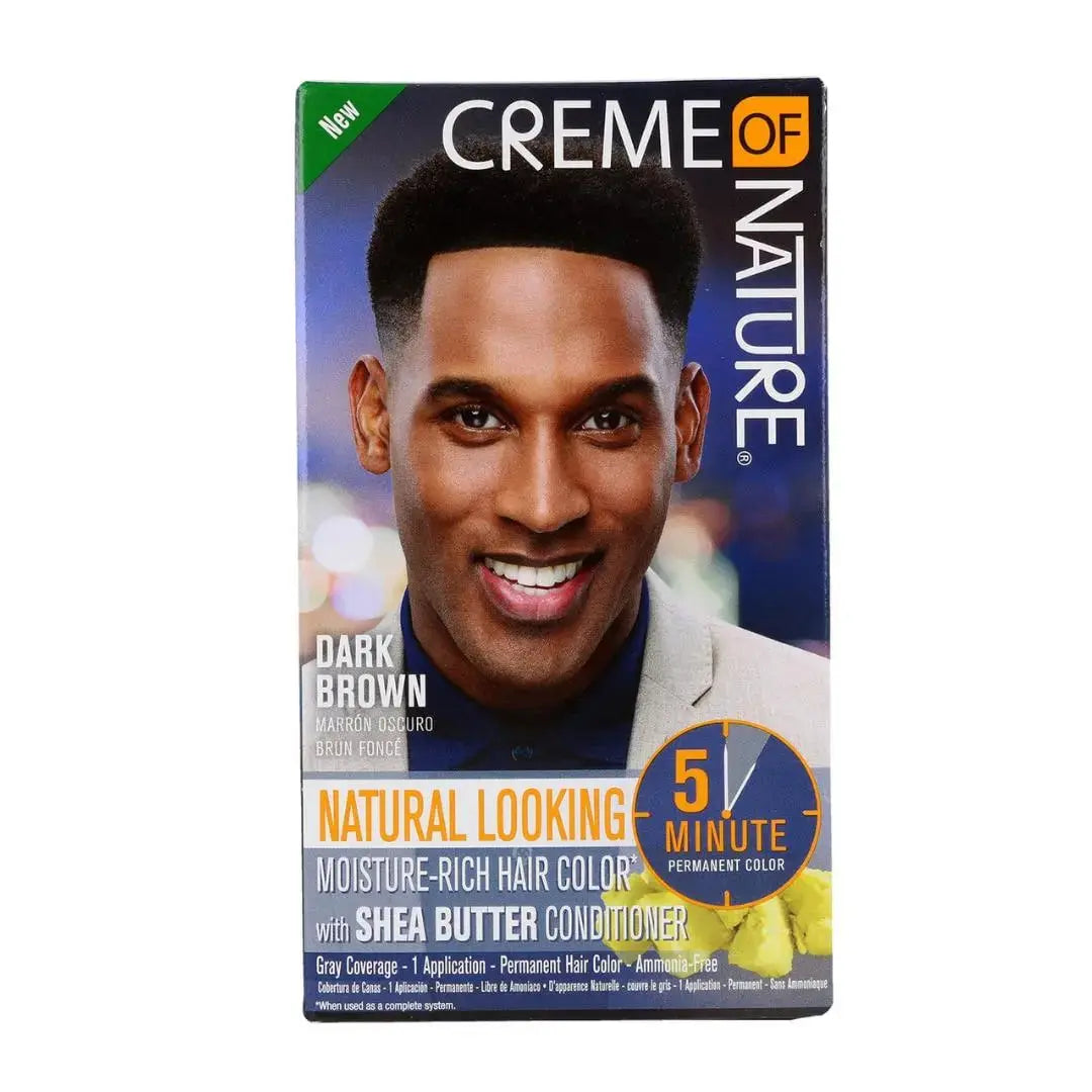 Creme Of Nature Men's Liquid Hair Color Dark Brown