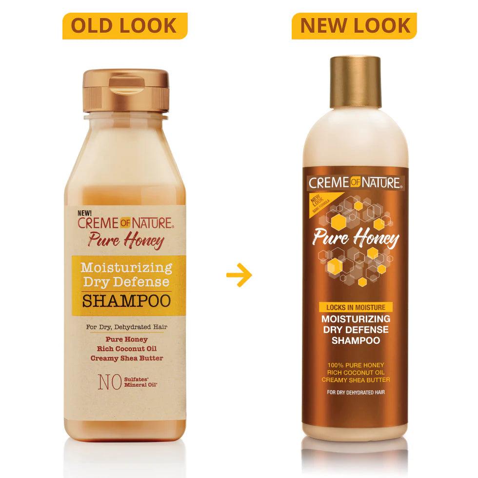 Creme Of Nature Pure Honey Dry Defense Shampoo 12oz