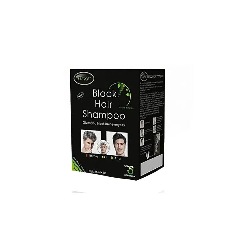 Dexe Black Hair Shampoo 10x25ml