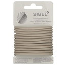 ELASTIC THICK HAIR BANDS BLONDE 12STK