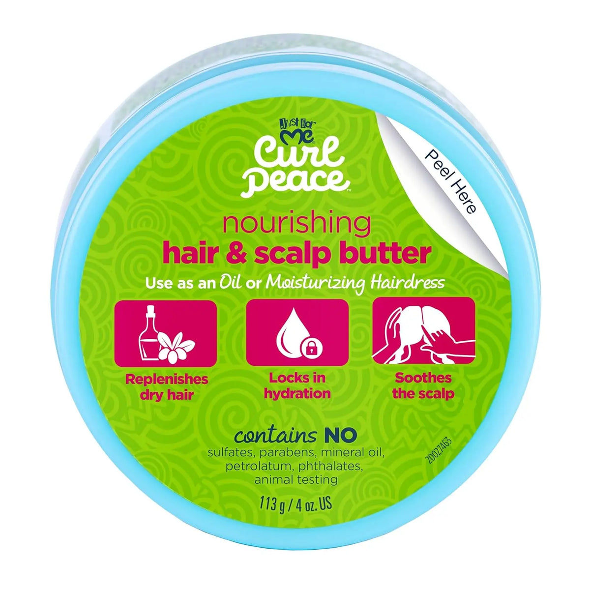 Just For Me Curl Peace Kids Nourishing Haar & Scalp Butter 4oz.