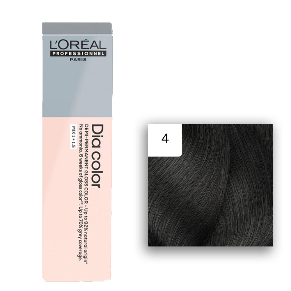 L'Oréal Professionnel DIA COLOR Haarfarbe 4 Mittelbraun 60ml