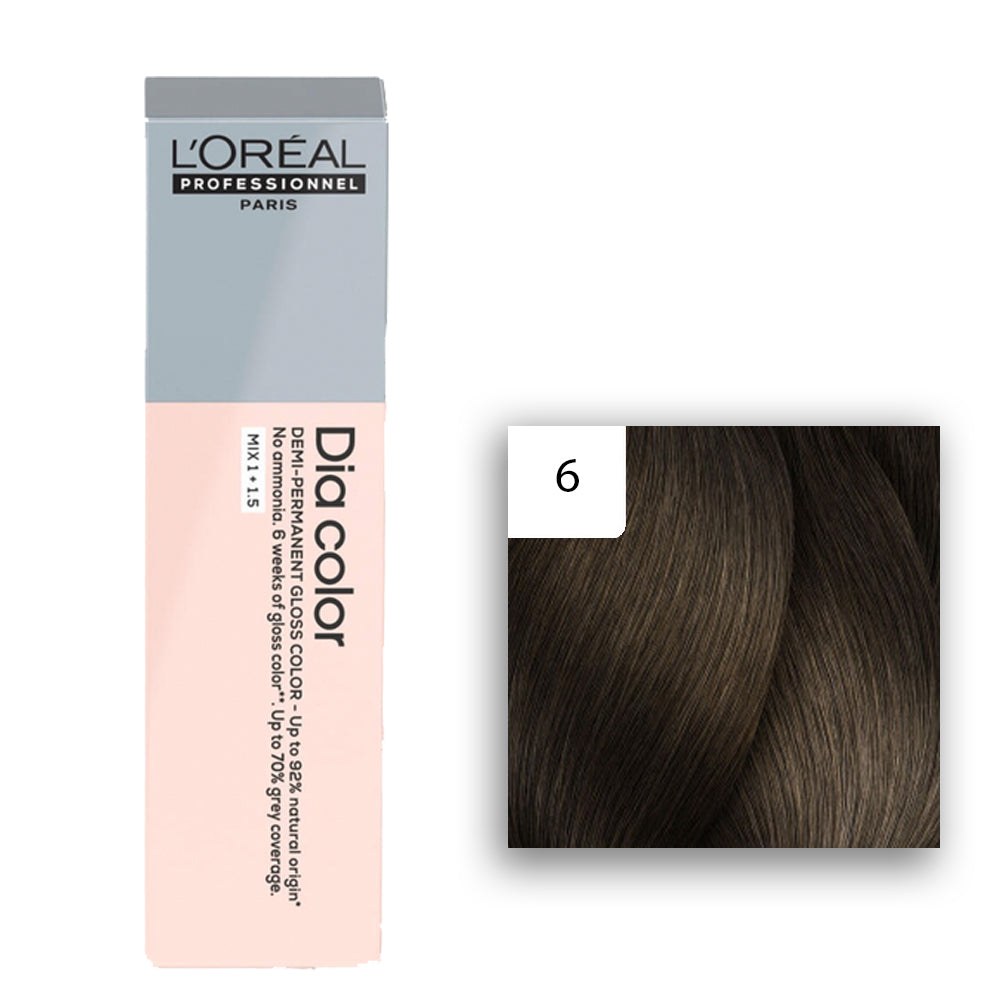 L'Oréal Professionnel DIA COLOR Haarfarbe 6 Dunkelblond 60ml