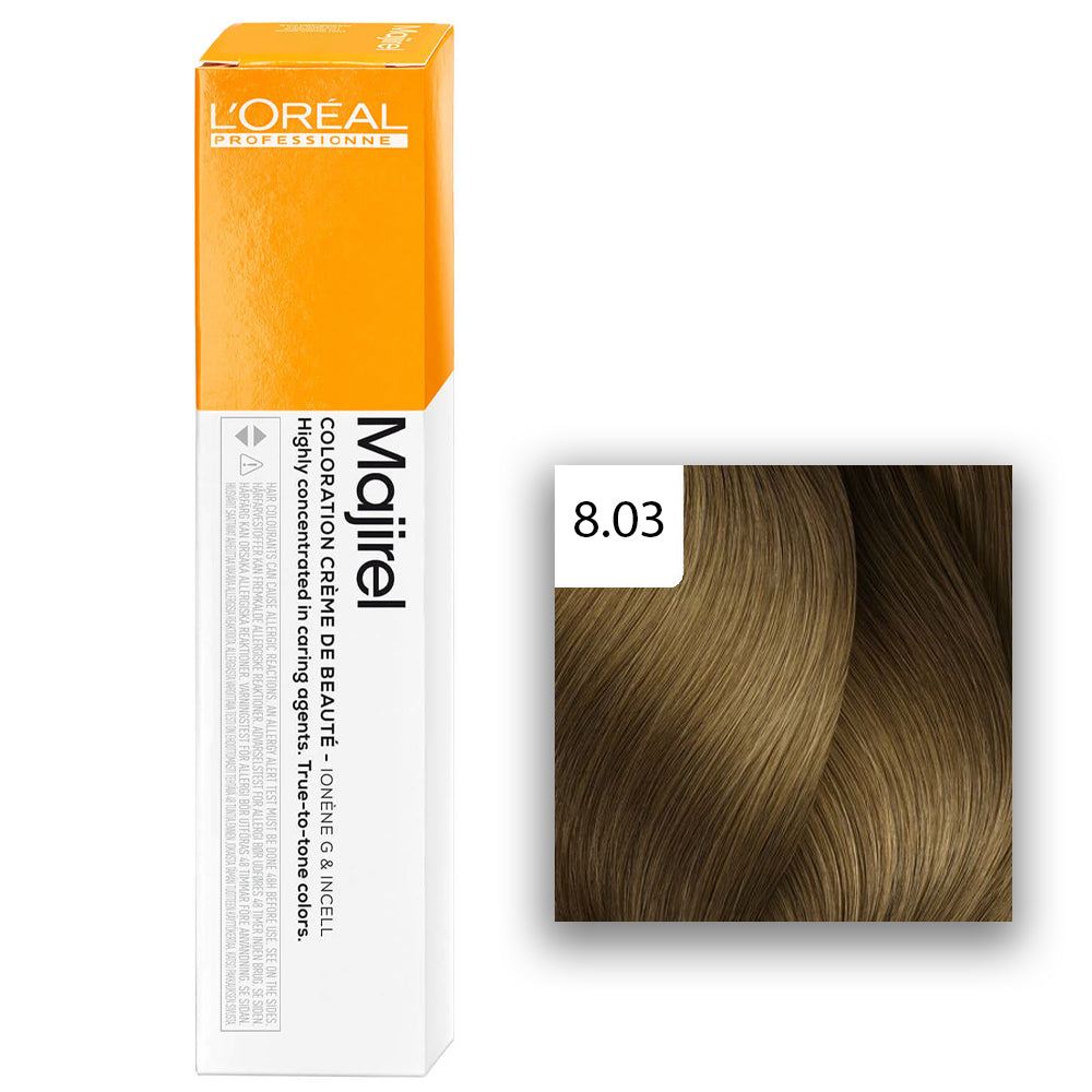L'Oréal Professionnel MAJIREL 8,03 Hellblond Leicht Gold 60ml