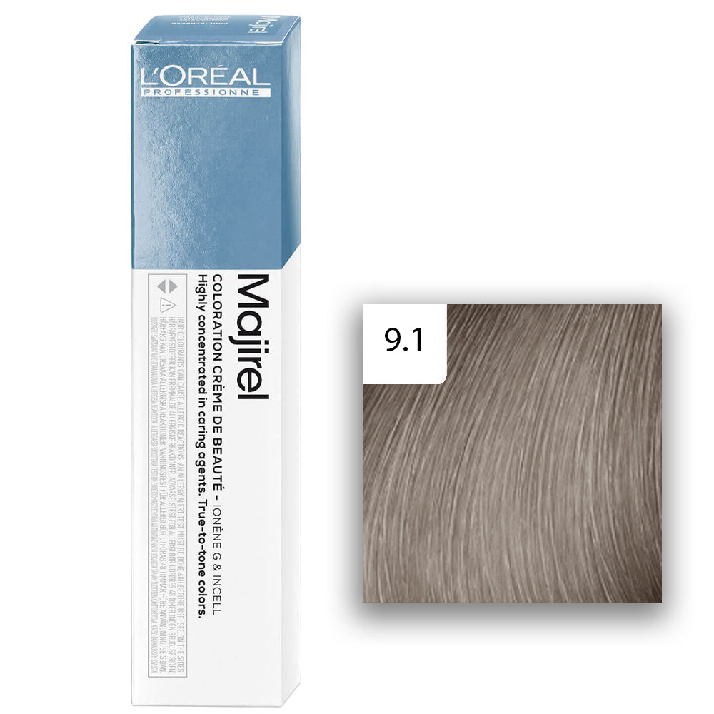 L'Oréal Professionnel MAJIREL 9,1 Sehr Helles Blond Asch 60ml