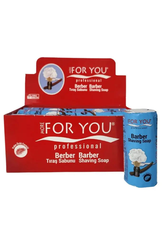 More For You Friseur-Rasierseife Stock 75g x12