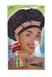 Murry Sleep Bonnet Wide Band XXL Black