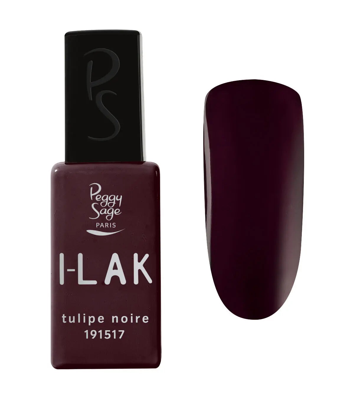 PEGGY SAGE Semi-permanenter I-LAK Nagellack  - tulipe noire 11ml