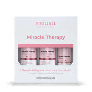 PROHALL Professional MIRACLE THERAPY SET Shampoo 500ml+Treatment 500ml+Spray 300ml