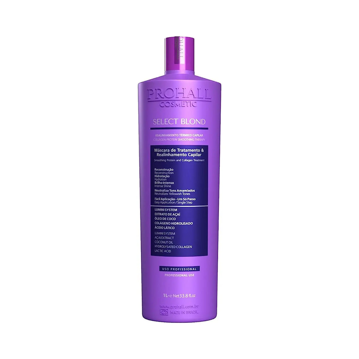 PROHALL Professional SELECT BLOND Collagen Protein Smoothing Therapy 1000ml