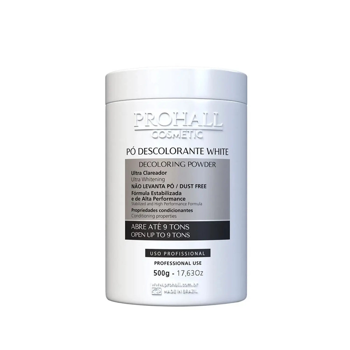 PROHALL Professional WHITE BLEACHING POWDER Dust free 9+ Tons 500gr