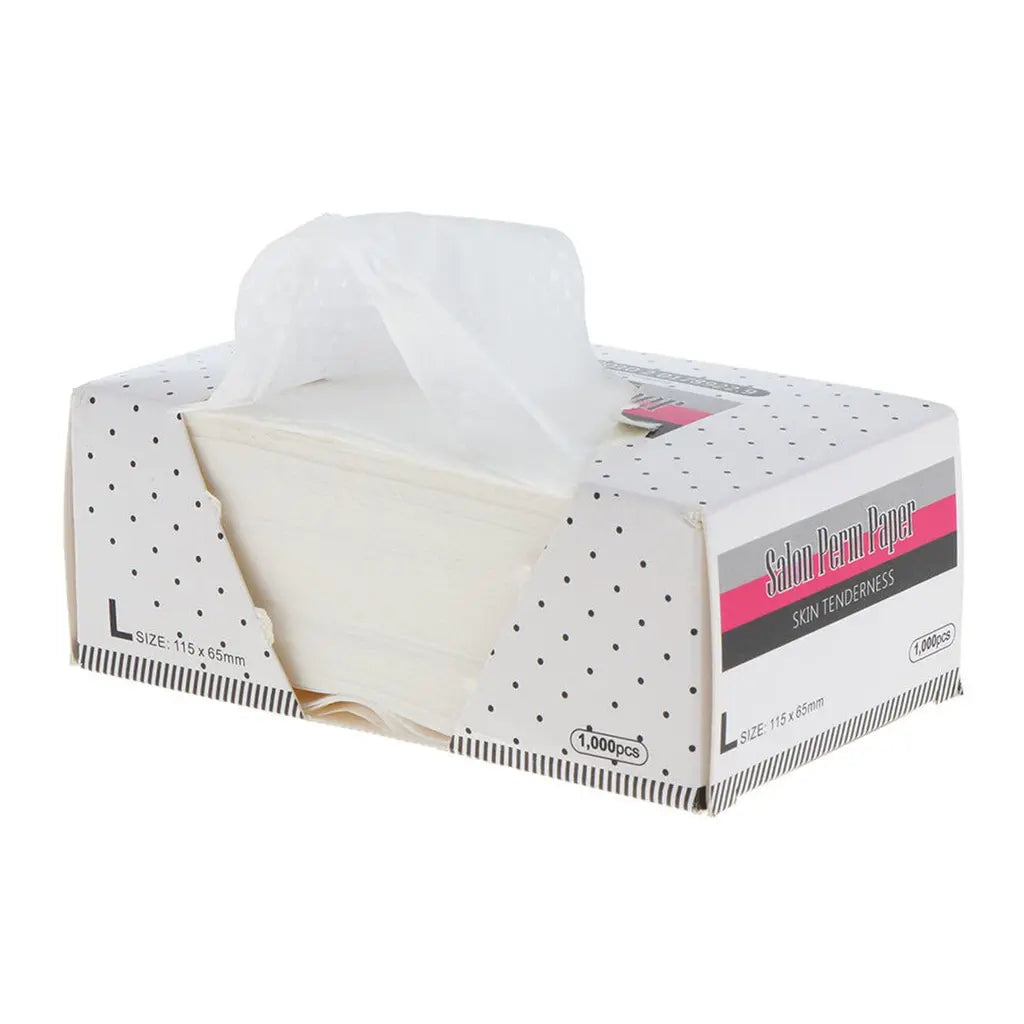 Salon Perm Paper-Dauerwellenpapier  75x50mm 1000 Stk