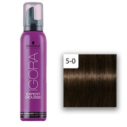 Schwarzkopf Professional IGORA EXPERT Mousse Hellbraun 5-0 100ml