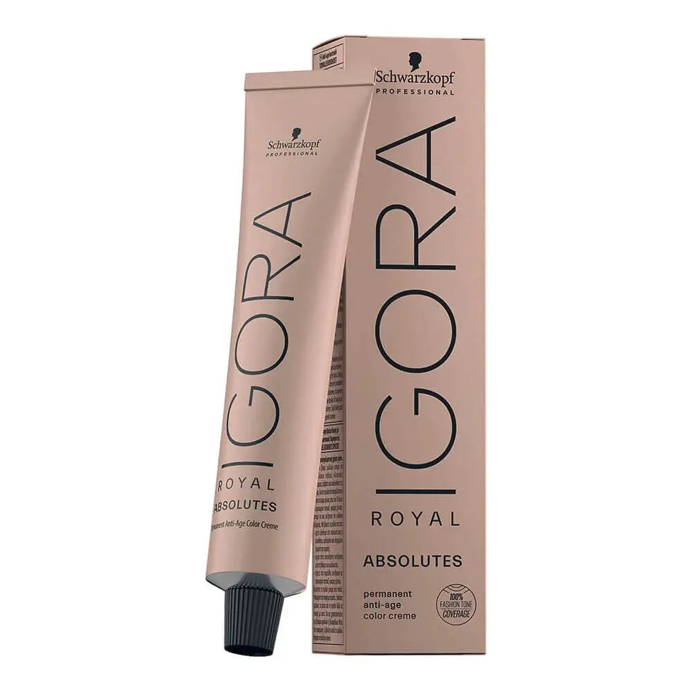 Schwarzkopf Professional IGORA ROYAL Absolutes Haarfarbe 8-01 Hellblond Natur Cendrè 60ml