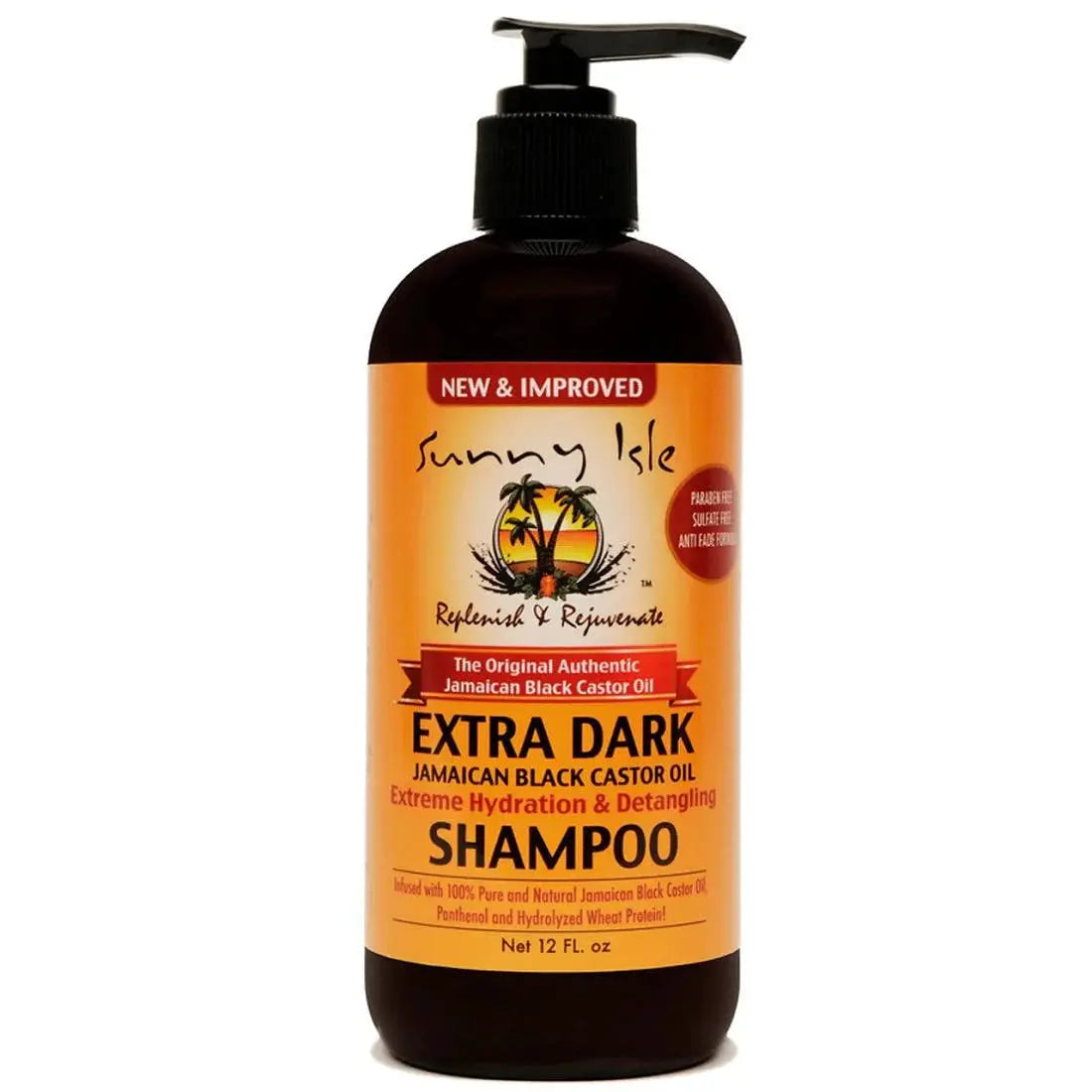 Sunny Isle Jamaican Black Castor Extra Dark Shampoo 12oz