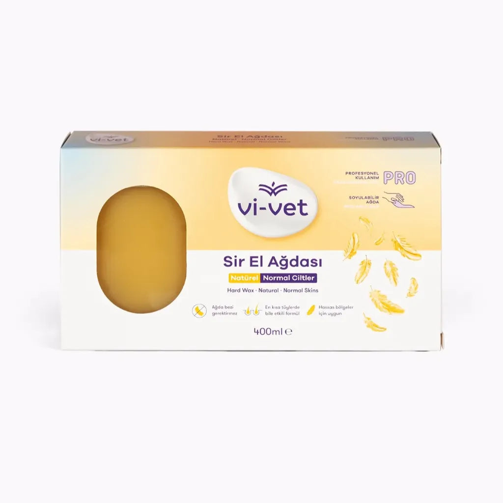 VI-VET Haarentfernung Wachs Natural 400ML