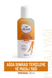VI-VET LIPOSOLUBLE WAX CLEANSING OIL ORANGE 125ML