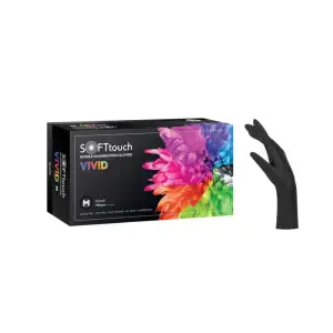 VIVID Handschuhe-Schwarz Nitril L