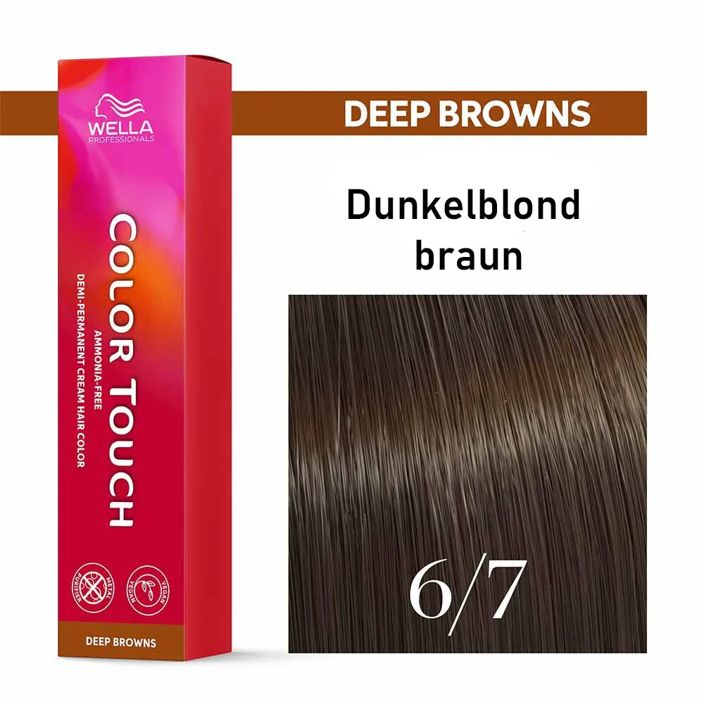 Wella Professional COLOR TOUCH Deep Browns 6/7 dunkelblond braun 60ml