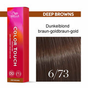Wella Professional COLOR TOUCH Deep Browns 6/73 dunkelblond braun-gold 60ml