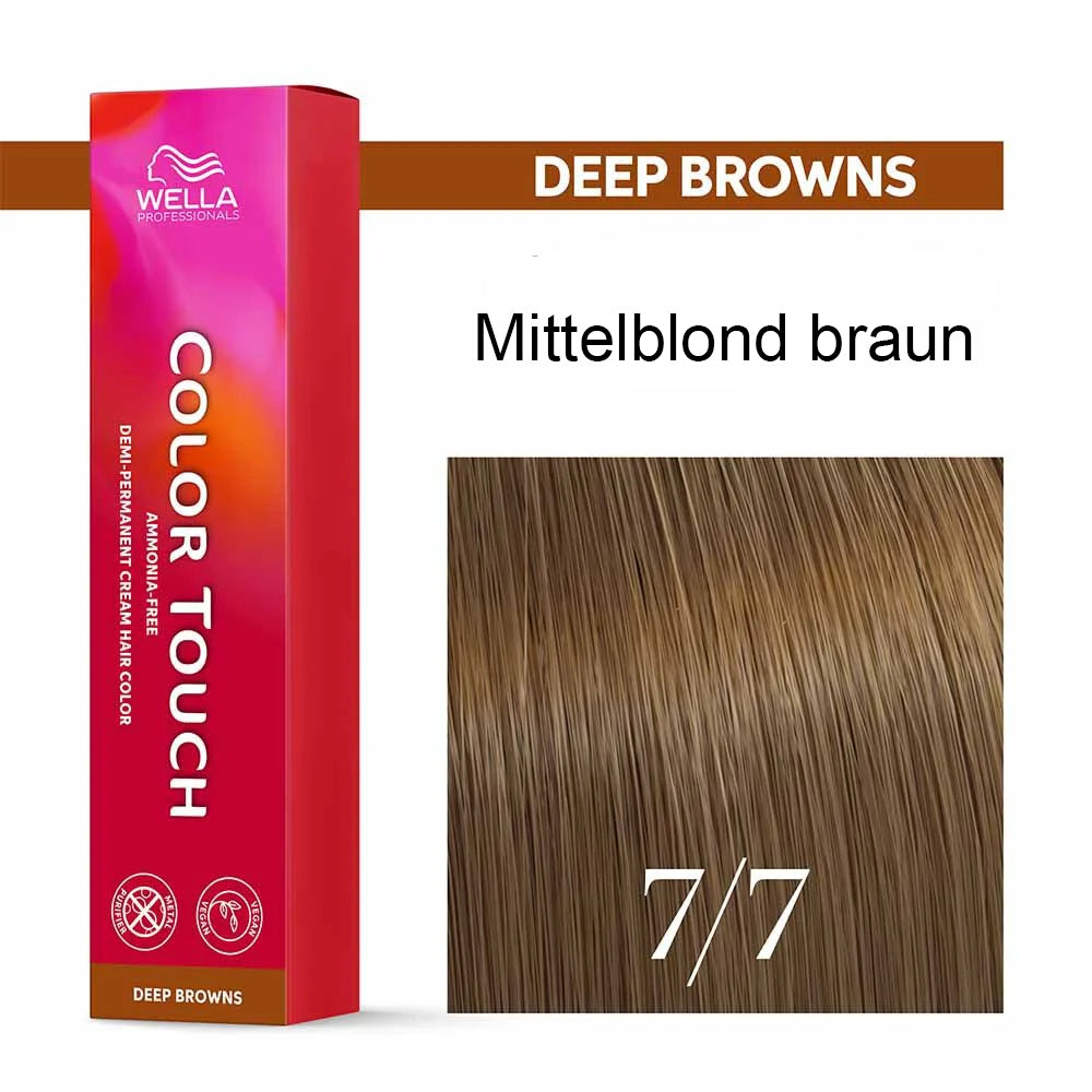 Wella Professional COLOR TOUCH Deep Browns 7/7 mittelblond braun 60ml