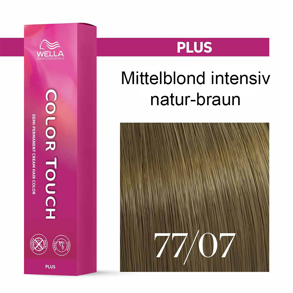 Wella Professional COLOR TOUCH Plus 77/07 mittelblond intensiv natur-braun 60ml