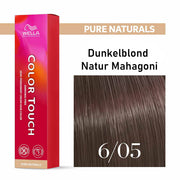 Wella Professional COLOR TOUCH Pure Naturals 6/05 dunkelblond natur-mahagoni 60ml