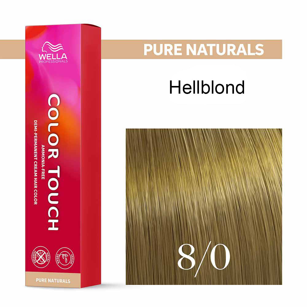 Wella Professional COLOR TOUCH Pure Naturals 8/0 hellblond 60ml