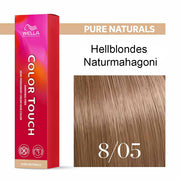 Wella Professional COLOR TOUCH Pure Naturals 8/05 hellblond natur-mahagoni 60ml