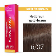Wella Professional COLOR TOUCH Rich Naturals 6/37 dunkelblond gold-braun 60ml