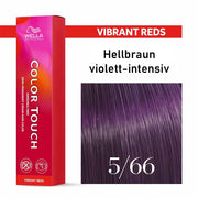 Wella Professional COLOR TOUCH Vibrant Reds 5/66 hellbraun violett-intensiv 60ml