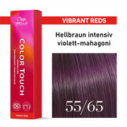 Wella Professional COLOR TOUCH Vibrant Reds 55/65 dunkelblond intensiv mahagoni-violett 60ml