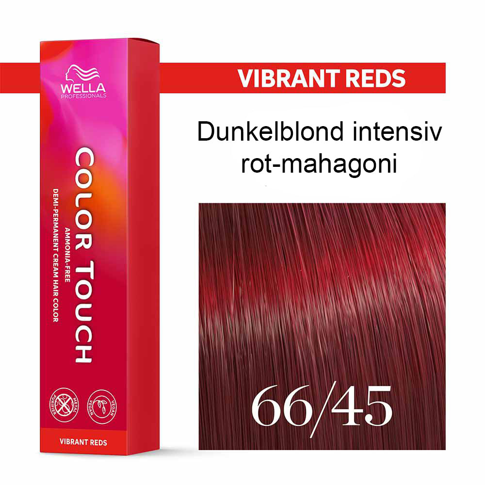 Wella Professional COLOR TOUCH Vibrant Reds 66/45 dunkelblond rot-mahagoni 60ml