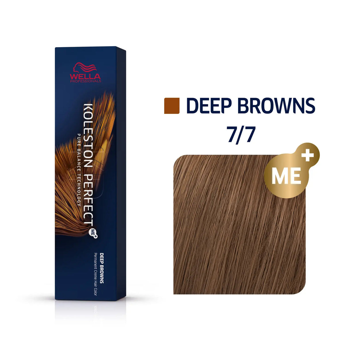 Wella Professional KOLESTON Perfect Me+ Deep Browns 7/7 Mittelblobd braun 60ml