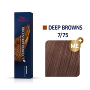 Wella Professional KOLESTON Perfect Me+ Deep Browns 7/75 Mittelblond braun-mahagoni 60ml