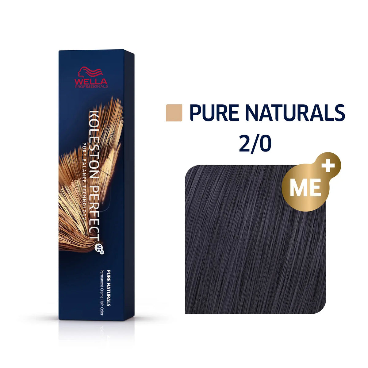 Wella Professional KOLESTON Perfect Me+ Pure Naturals 2/0 Schwarz 60ml