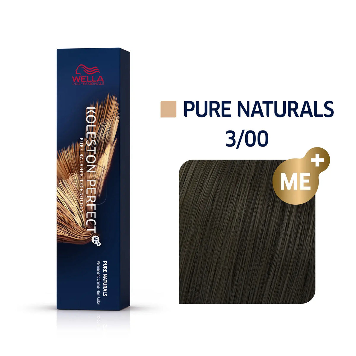 Wella Professional KOLESTON Perfect Me+ Pure Naturals 3/00 Dunkelbraun natur 60ml