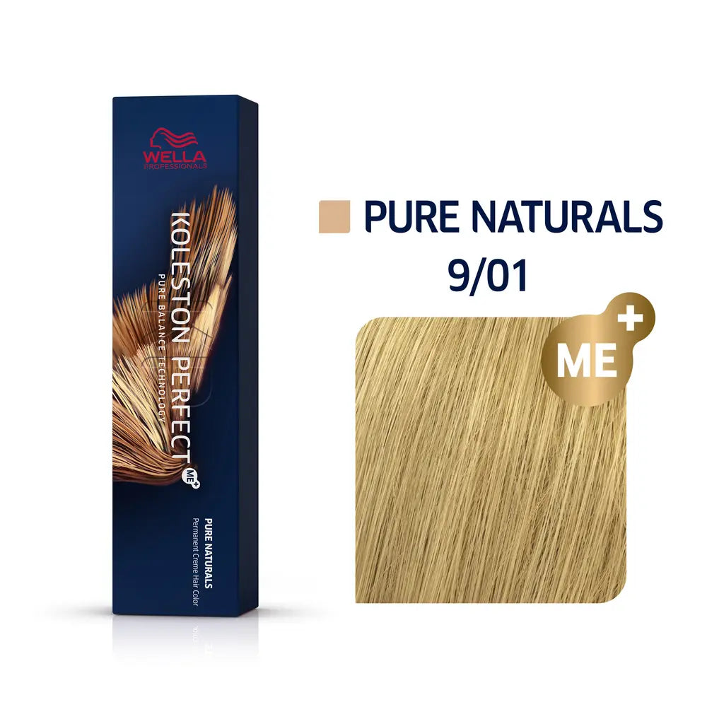 Wella Professional KOLESTON Perfect Me+ Pure Naturals  9/01 Lichtblond natur-asch 60ml