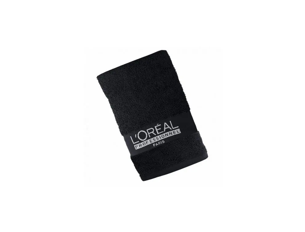 L'Oréal Professionnel Handtuch schwarz Pack 6stk