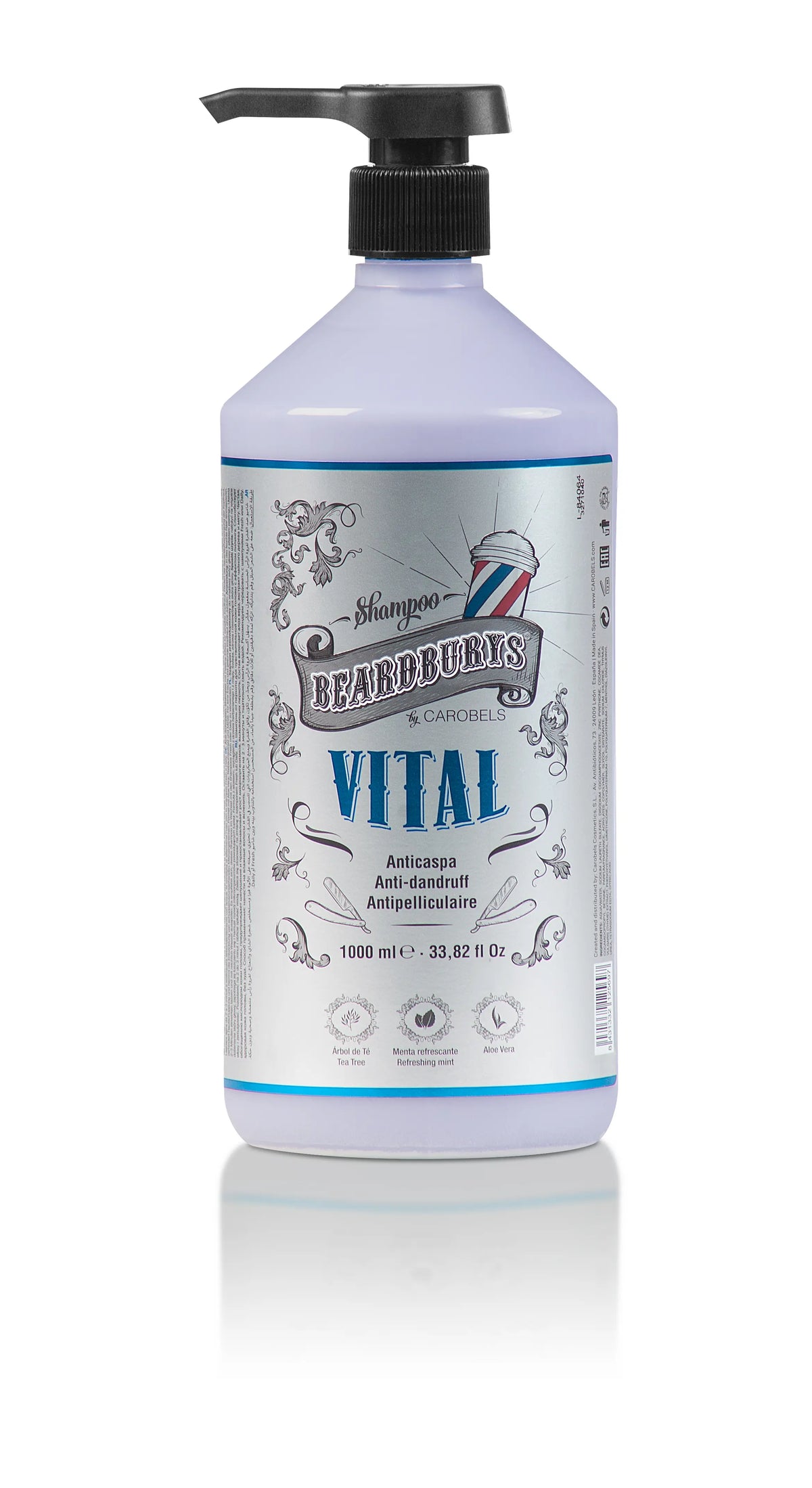 Beardburys Vital Anti-Schuppen-Shampoo 1000ml