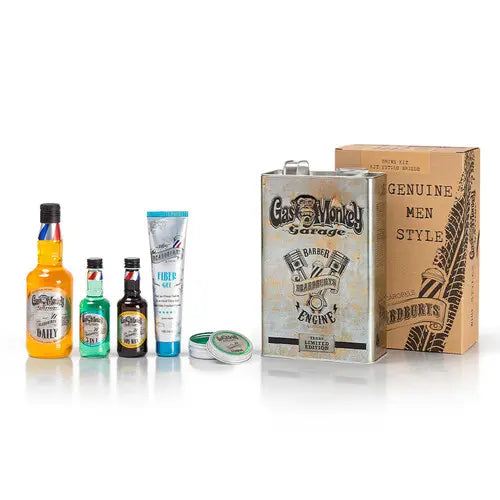 Beardburys & Gas Monkey Hair treatment Shine effect