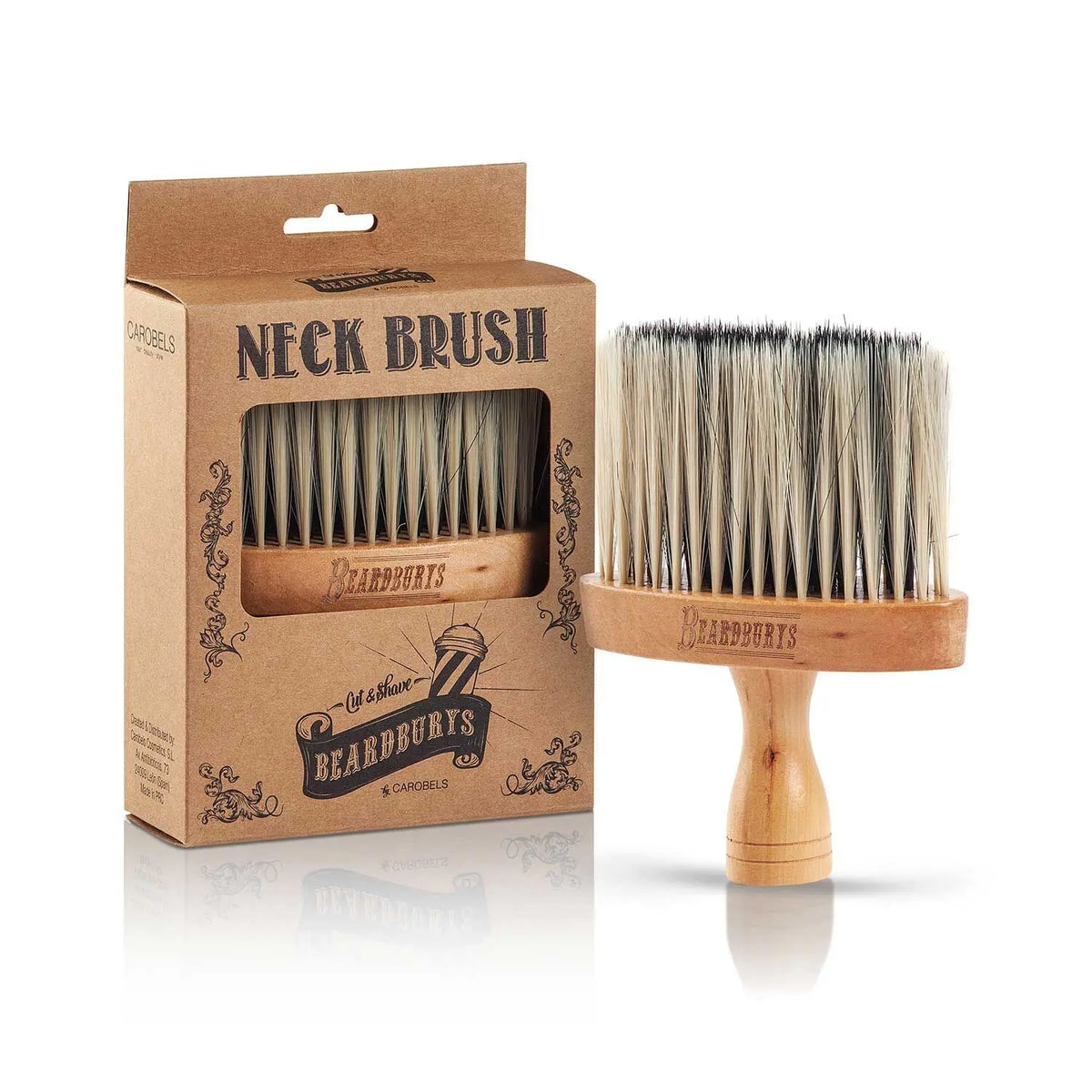 Beardburys Holz Nackenbürste