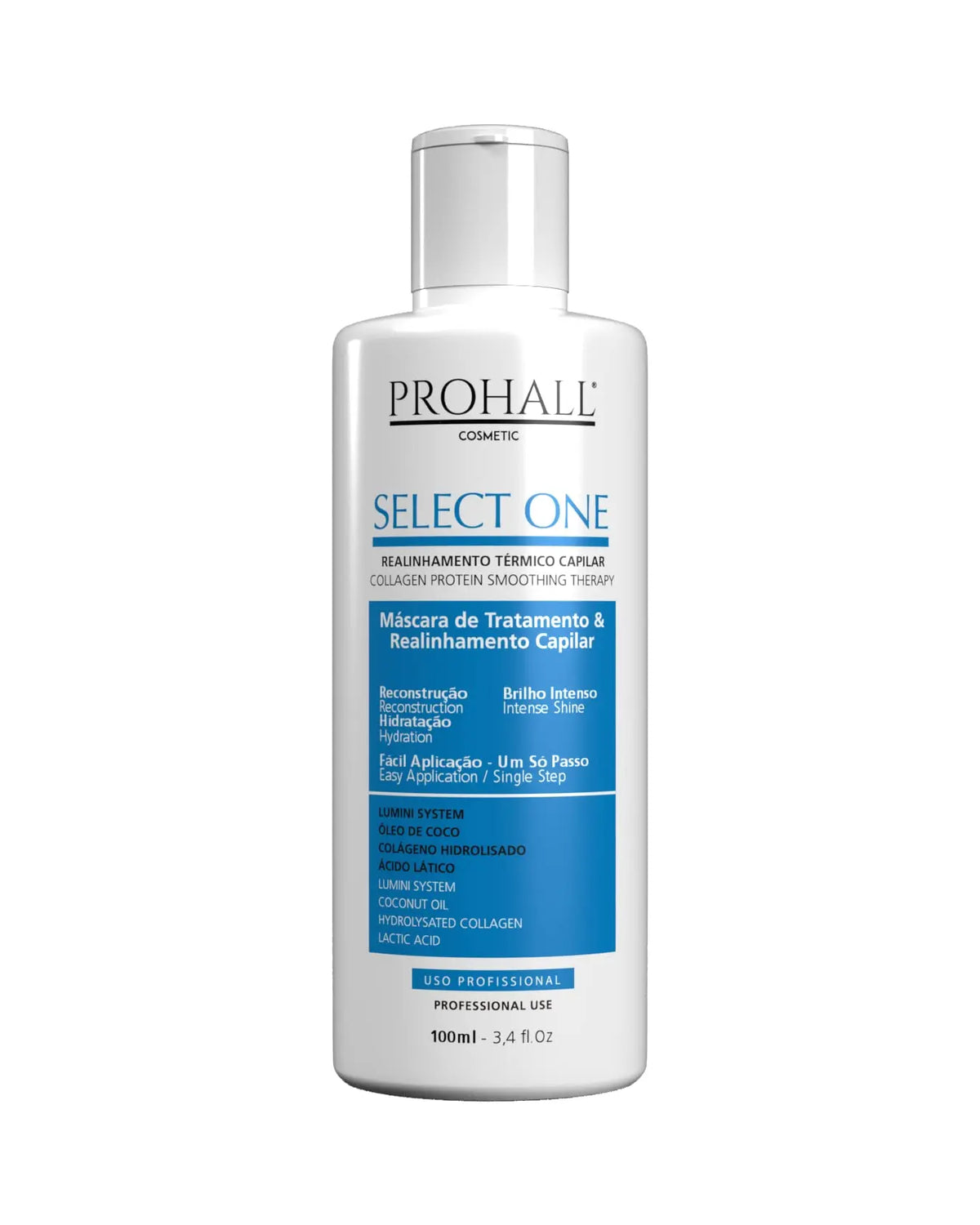 PROHALL Professional SELECT BRAZILIAN PROTEIN Collagen Protein Smoothing System 100ml